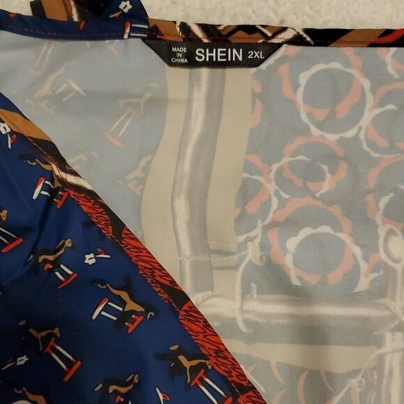 Shein multi color long sleeve dress - Picture 4 of 9